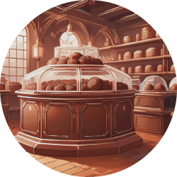 当社のチョコレート製造所