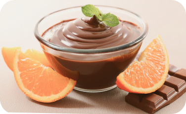 チョコレートとみかん